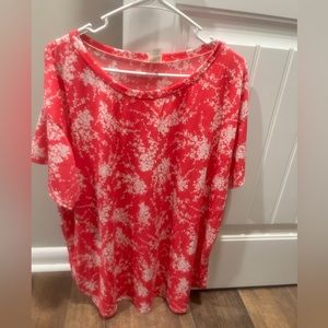 Brand new pink and white Sew in Love blouse